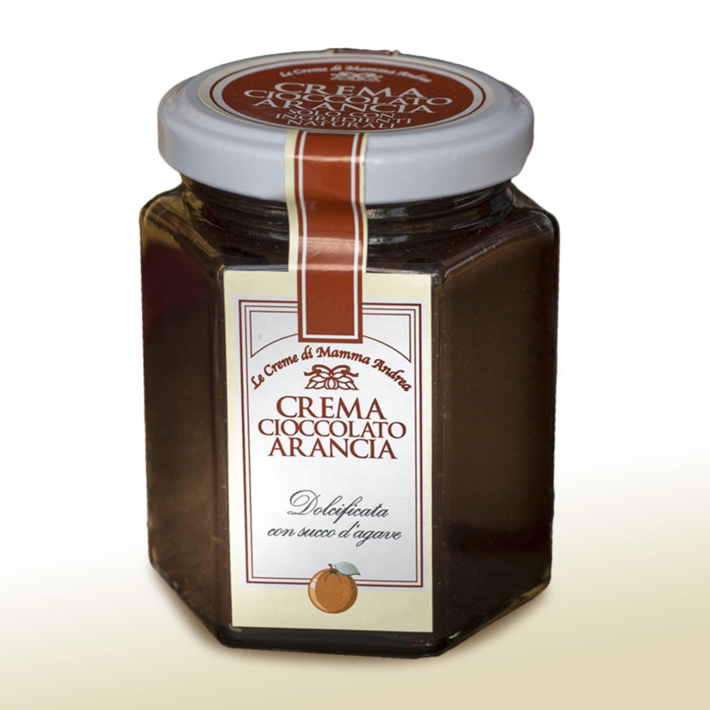 Italienska delikatesser siciliansk mat chokladkräm med apelsin bredbar