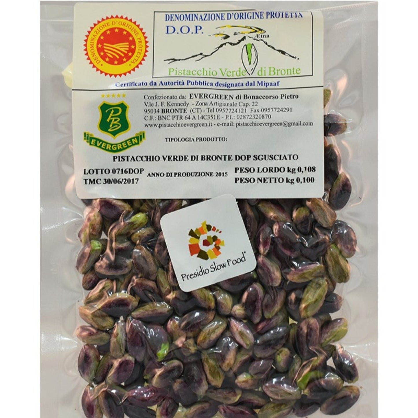 Italienska delikatesser siciliansk mat pistage pistagenötter Bronte