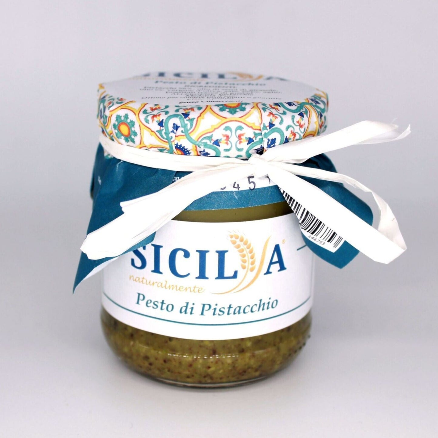Italienska delikatesser siciliansk mat pistage pesto pasta
