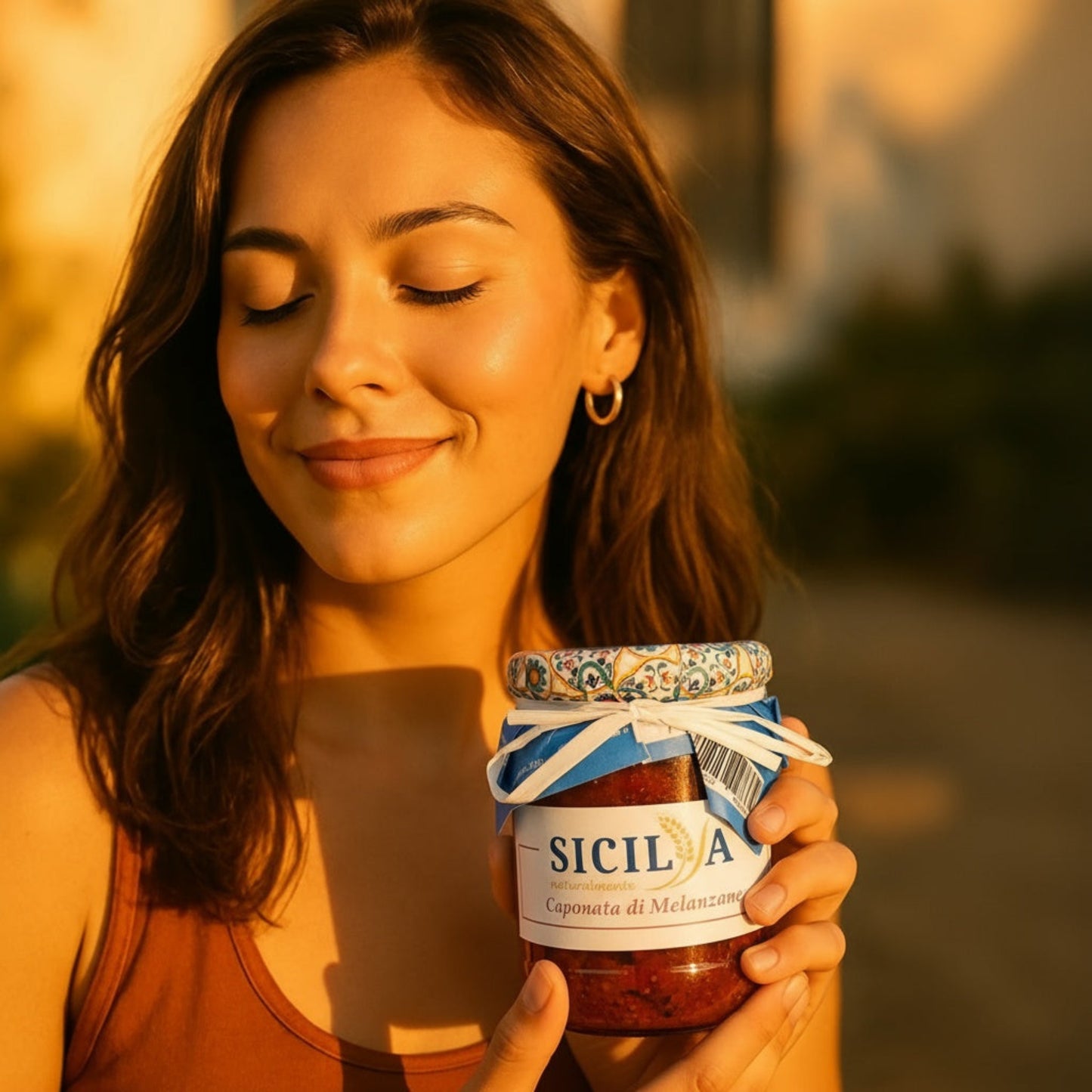 Caponata Sicilien italiensk mat