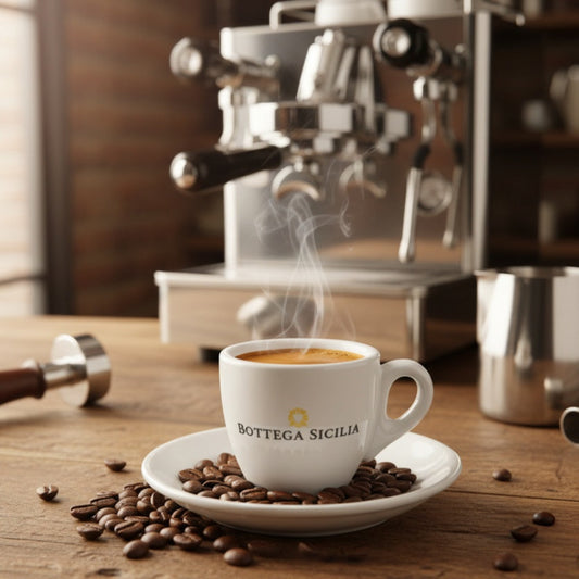 Espresso Sicilien italienskt kaffe