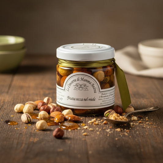 Nötter i honung Sicilien italiensk mat