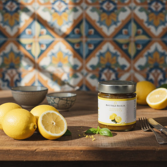 Citronmarmelad Sicilien italiensk mat