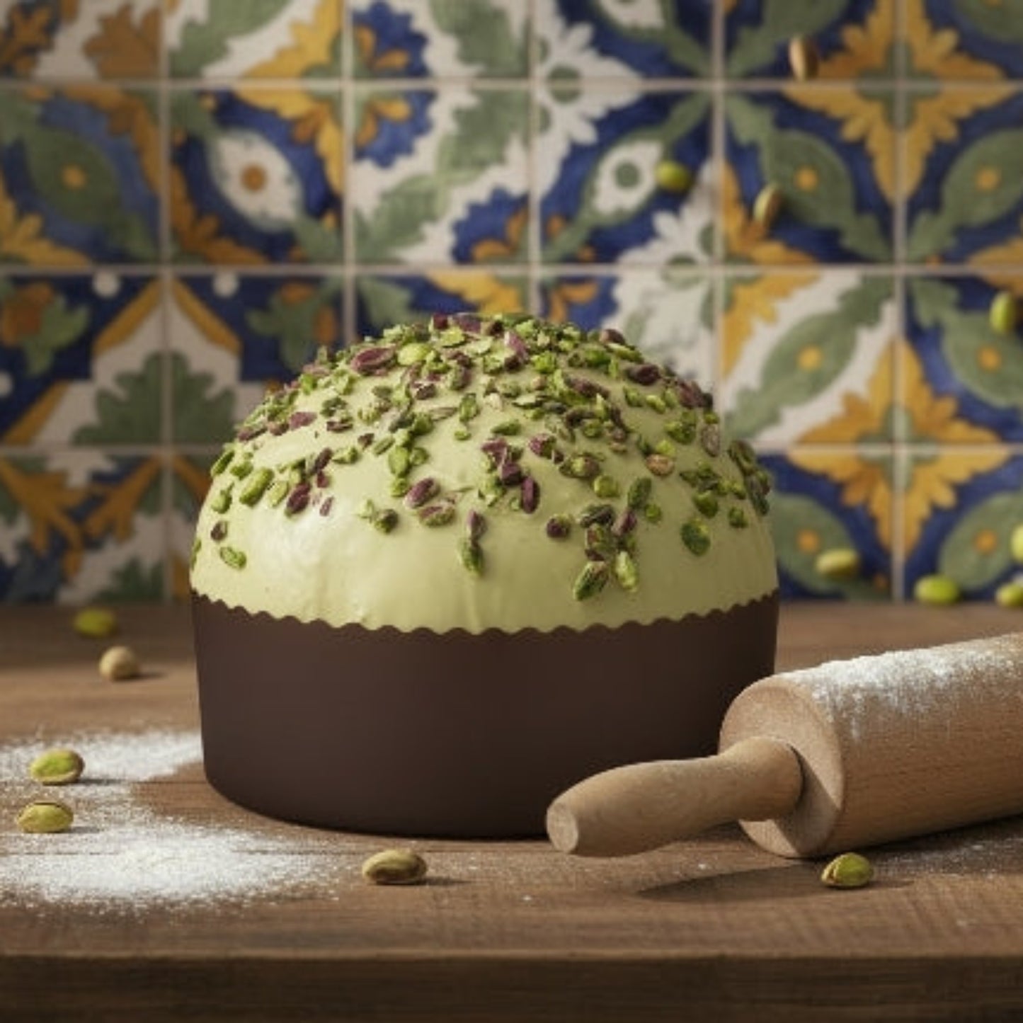 Panettone Pistacchio, 1000 g, Le Cremolate, Palermo