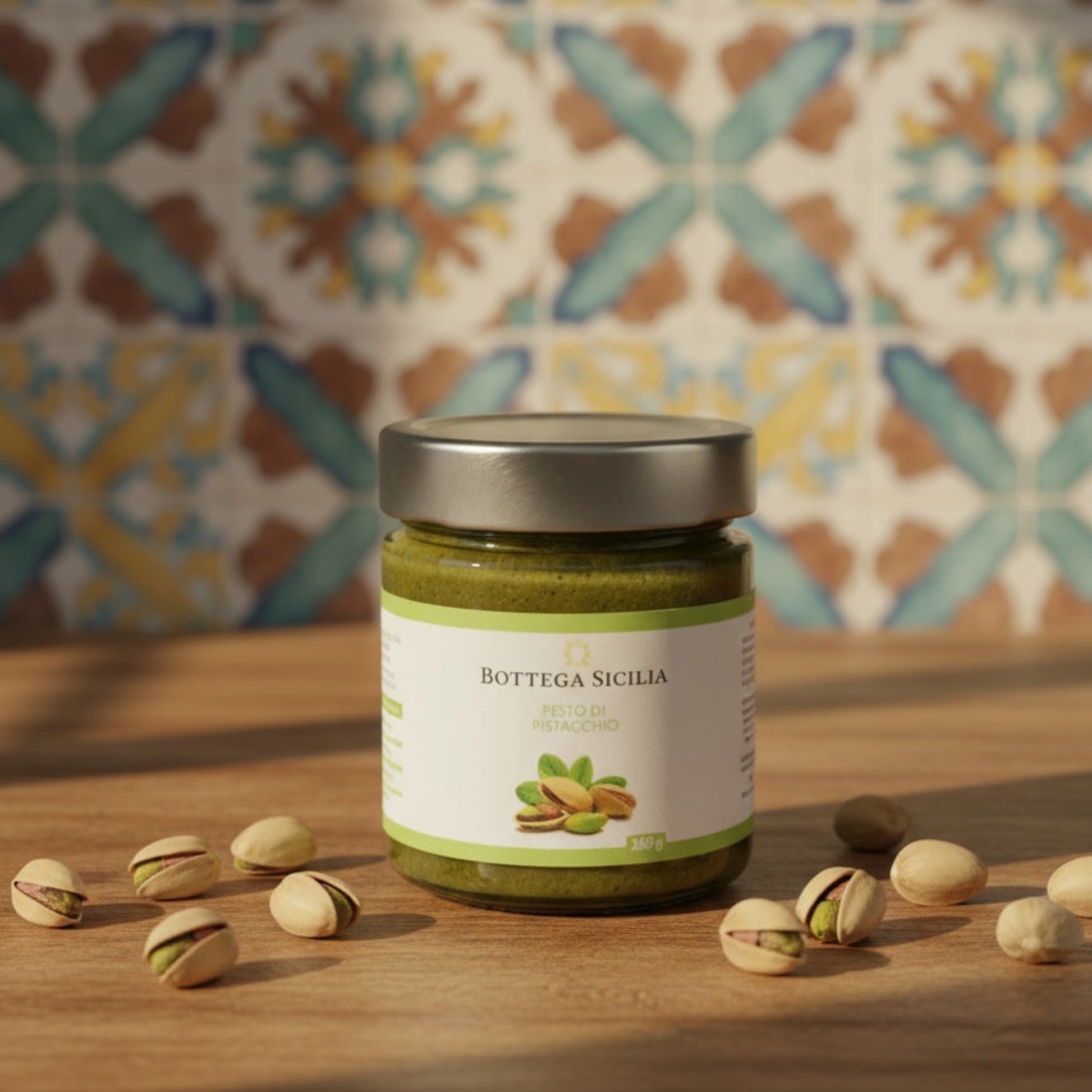 Pesto pistage Sicilien italiensk mat