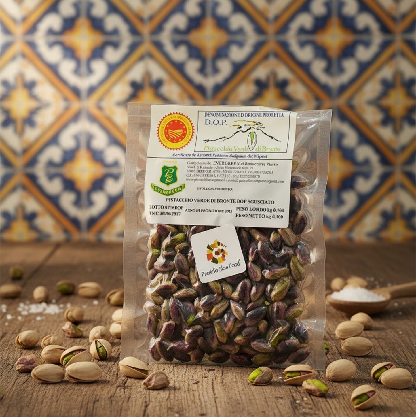 Pistage Bronte Sicilien italiensk mat