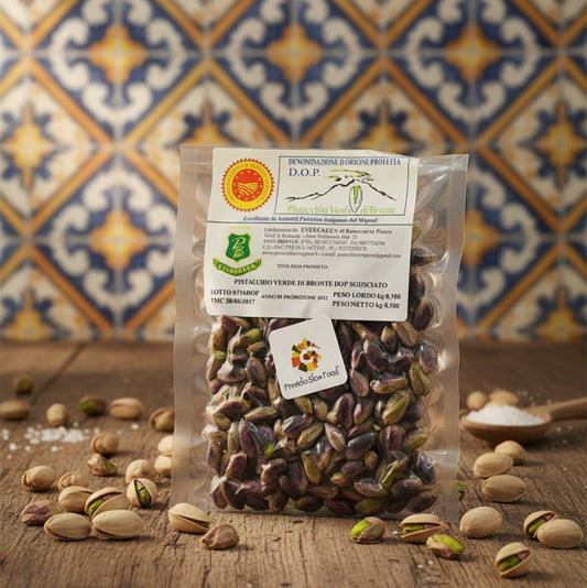 Pistage Bronte Sicilien italiensk mat