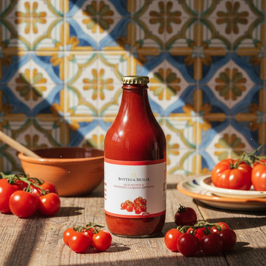 Tomatsås Sicilien italiensk mat